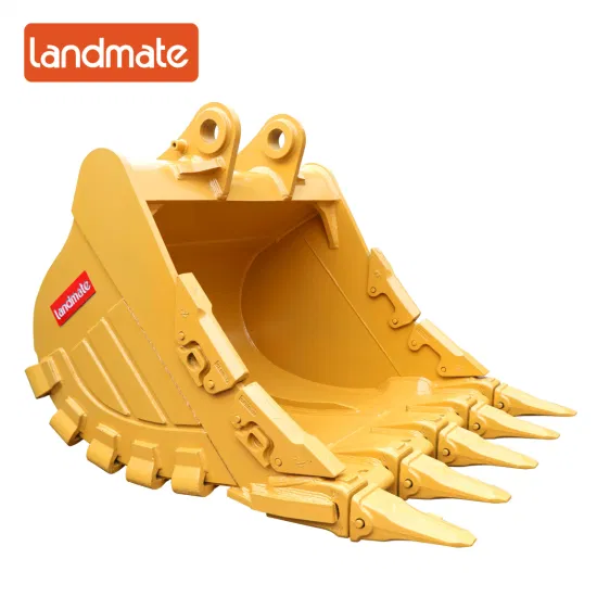 Reinforced Digging Construction Machinery Parts Heavy Duty Rock Excavator Bucket