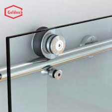 Stainless Steel Glass Hardware Kits Adjustable Sliding Shower Door Track Roller