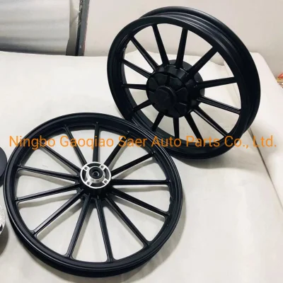 Factory Direct Sales High Quality Retrofit Gn125 GS125 1.6X18 2.15X16 Front and Rear Motorcycle Rim with Brake Hub Sprocket